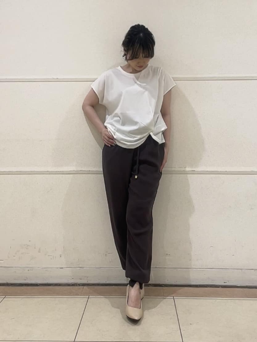 watanabeさんの「UNTITLED｜【洗える/Tシャツ】ツイストプルオーバー」を使ったコーディネート