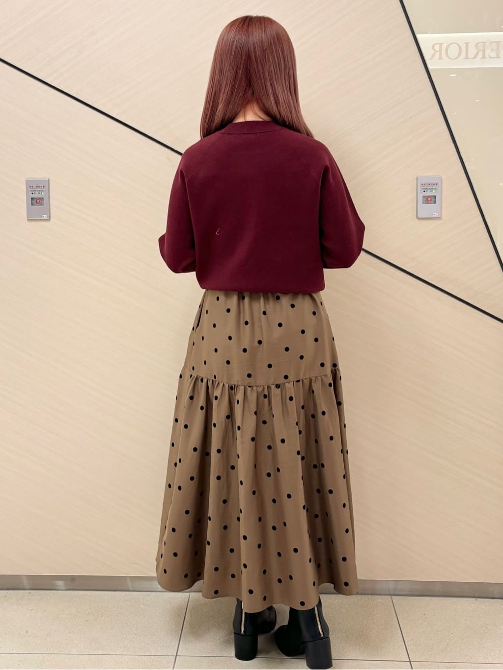 Rinaさんの「DRESSTERIOR｜アニージャカードニット」を使ったコーディネート
