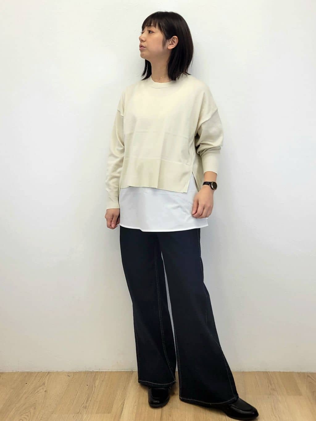 LISAさんの「OPAQUE.CLIP｜《ツインセット》リラクシーサイドスリットニット&times;ドッキングタンク【洗濯機洗い可】」を使ったコーディネート