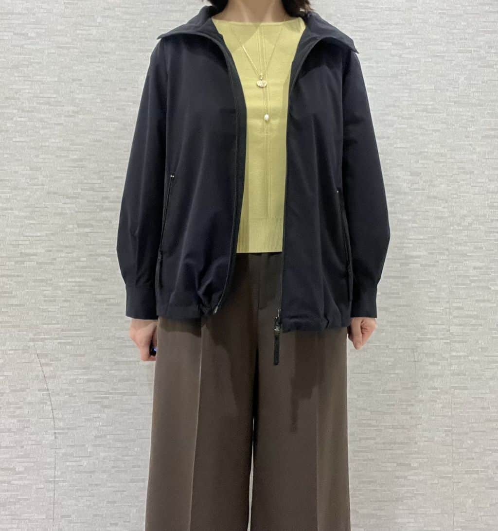 marikoさんの「Reflect｜【ライトアウター／キレイ見え／気軽な羽織に◎】スポーティライトアウター」を使ったコーディネート