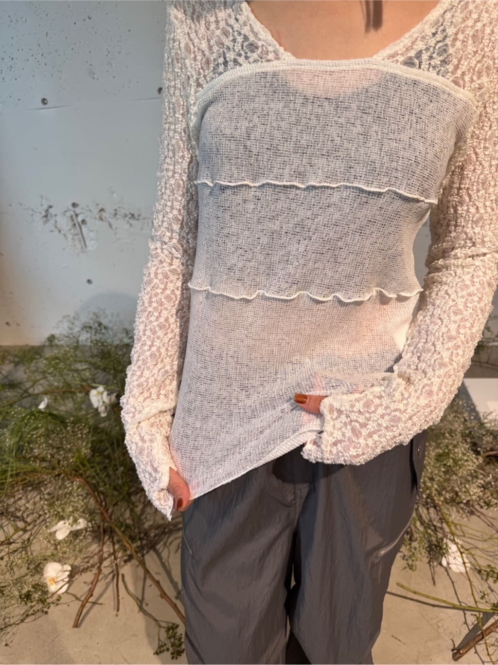 uchi__yamaさんの「CODE A｜Airy volume cargo」を使ったコーディネート