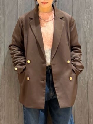 meiさんの「SHOO･LA･RUE｜【S-LL】程よくゆったりな 柔らかデニムテーパードパンツ」を使ったコーディネート