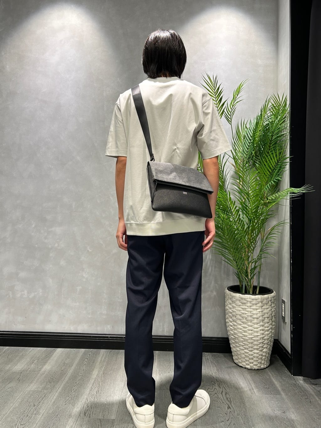 ruiさんの「TAKEO KIKUCHI｜【抗菌防臭／5サイズ展開】ハイゲージポンチ Tシャツ」を使ったコーディネート
