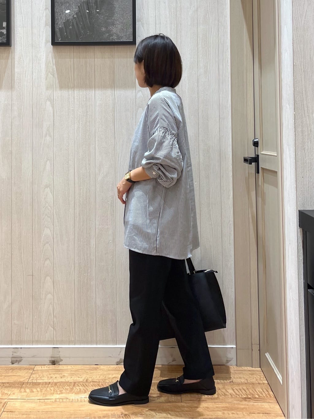 shirayuuuさんの「SHOO･LA･RUE｜【洗濯機可/S-3L/美脚シルエット】通勤・セレモニーにも　きちんと見えする ソフトスティックパンツ」を使ったコーディネート
