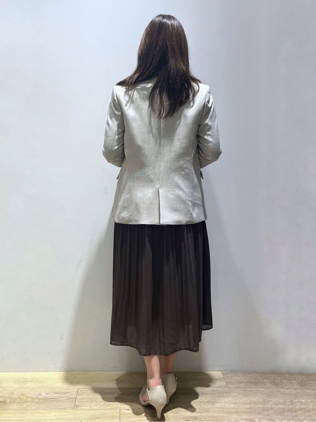 さやかさんの「index｜《5色展開／S-3Lサイズ》プリーツフレアワンピース【洗濯機OK／防シワ】」を使ったコーディネート