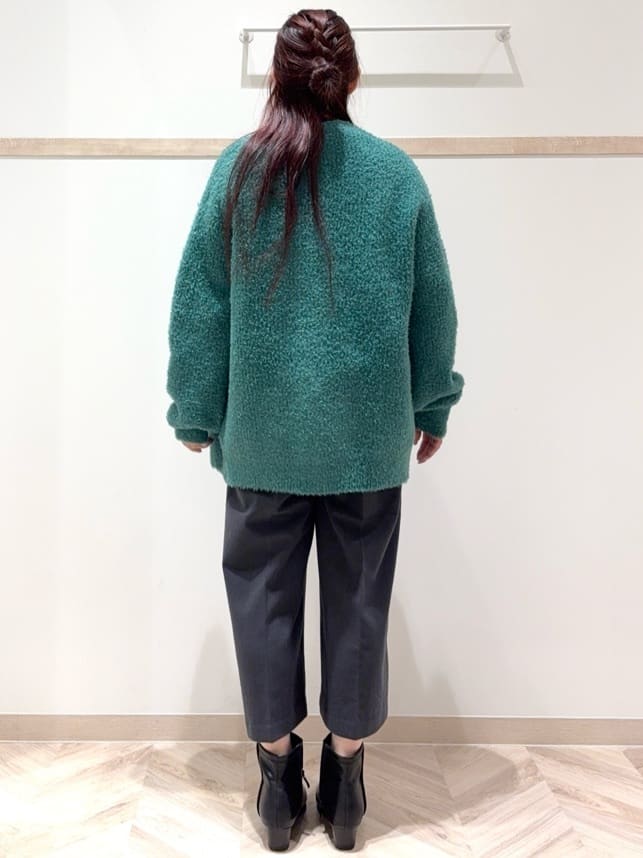 nanaさんの「SHOO･LA･RUE｜【S-LL】思わず触れたくなる ふわふわ Vネックニットカーディガン」を使ったコーディネート