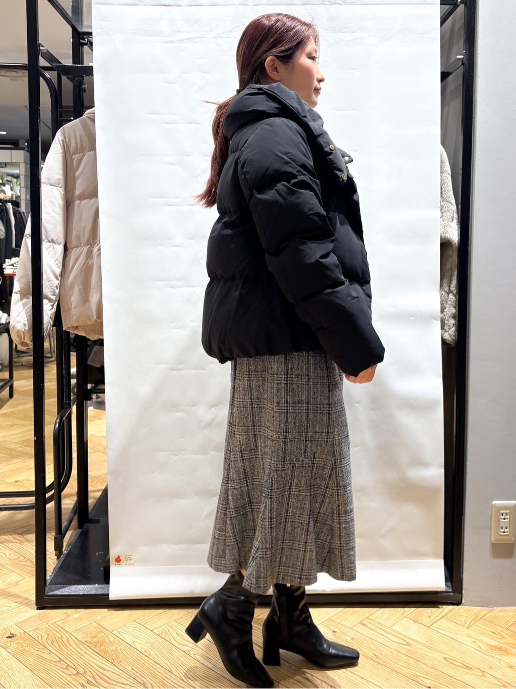 ふうかさんの「index｜KAWADAダウンショートコート【撥水／洗濯機OK／静電気防止裏地】《XS～LL》」を使ったコーディネート