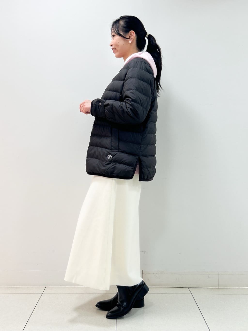 Kaiさんの「Dessin｜【撥水・2WAY】ミュラーダウンコートミドル丈」を使ったコーディネート
