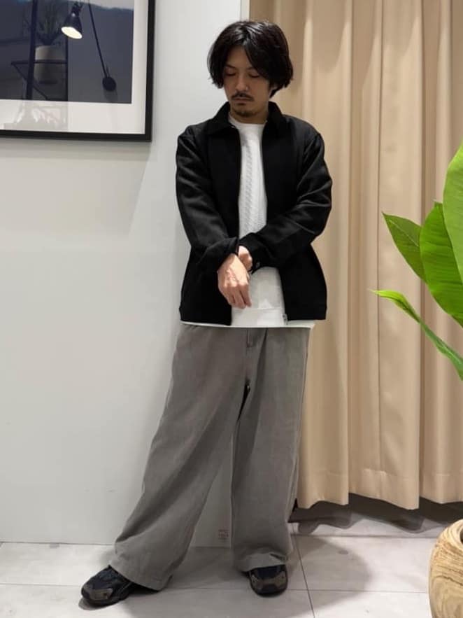 はさんの「THE SHOP TK｜【無地に飽きた方へ】ふくれジャカードスウェット　洗濯機OK/6色展開/ユニセックスでおすすめ！」を使ったコーディネート