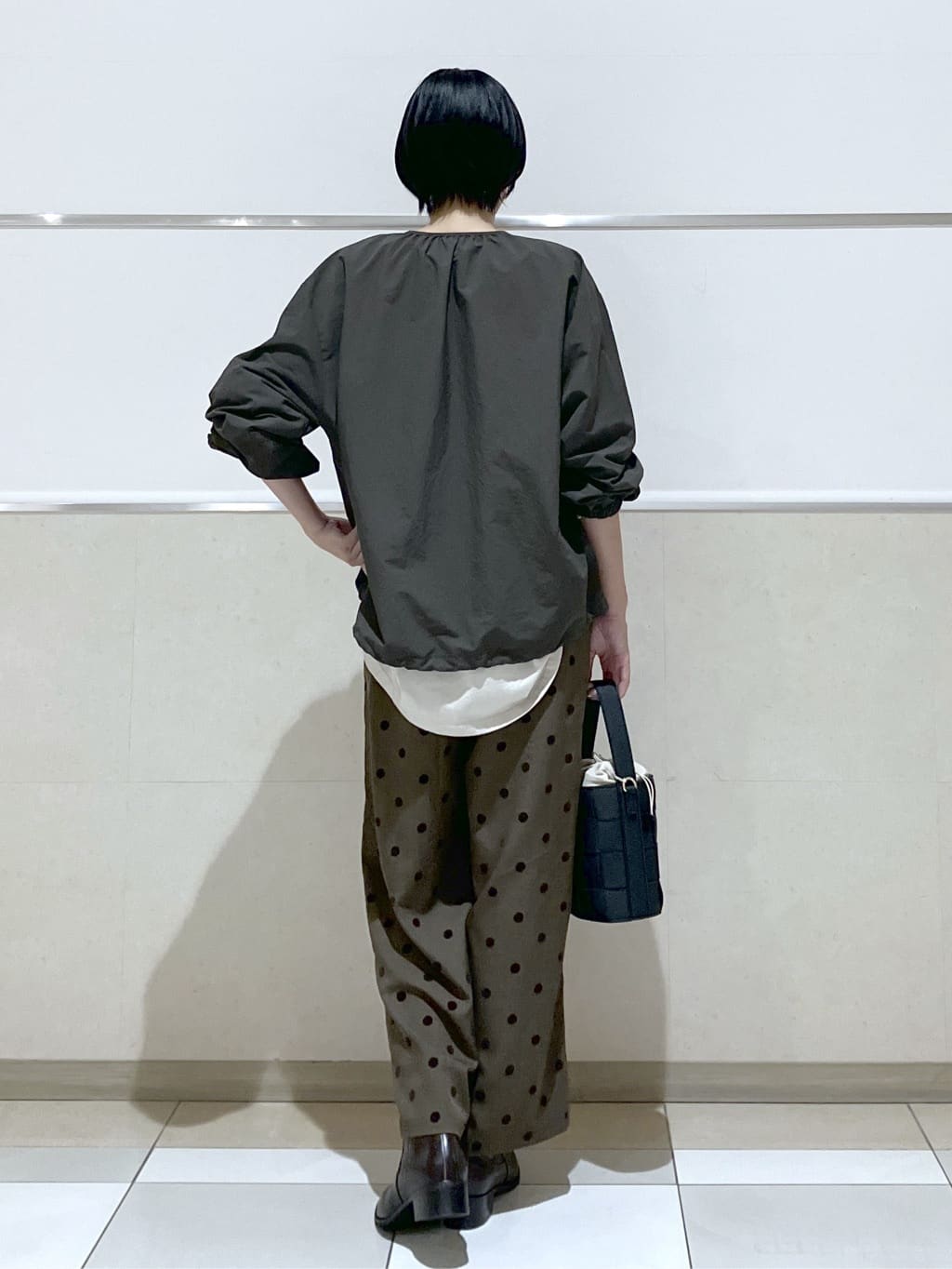 eriko さんの「Dessin｜【洗える】箔プリントロングTシャツ」を使ったコーディネート