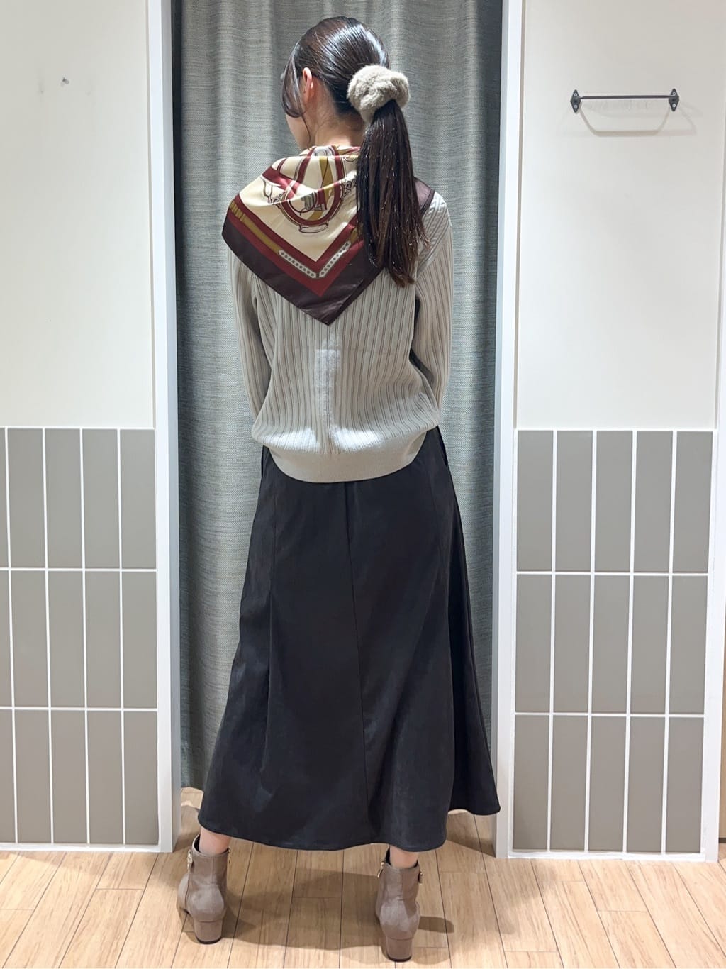 Kotoさんの「grove｜【毛玉軽減／洗える】ミニケーブルニット」を使ったコーディネート