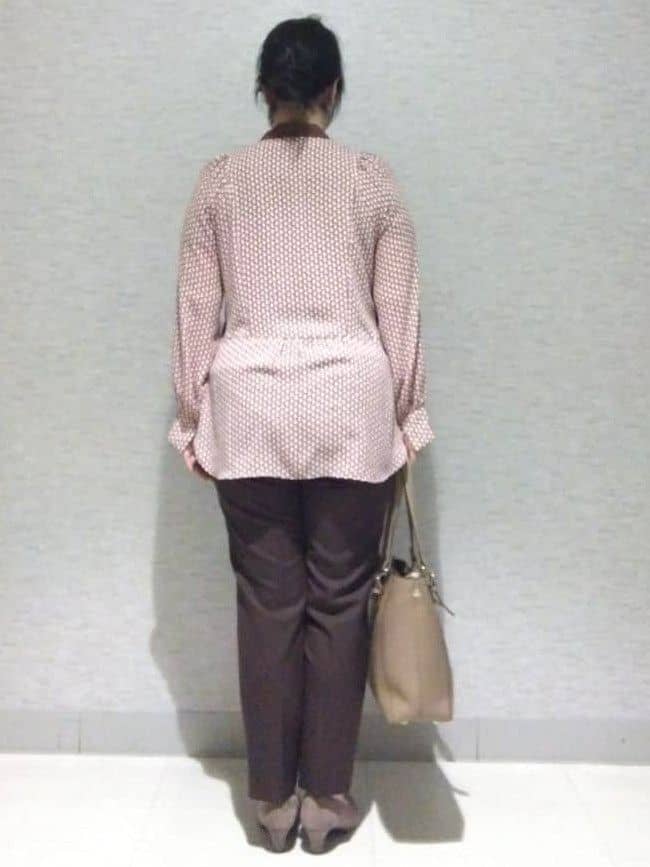 sakoさんの「Reflect｜【レイヤードに◎】ボウタイプリントブラウス」を使ったコーディネート