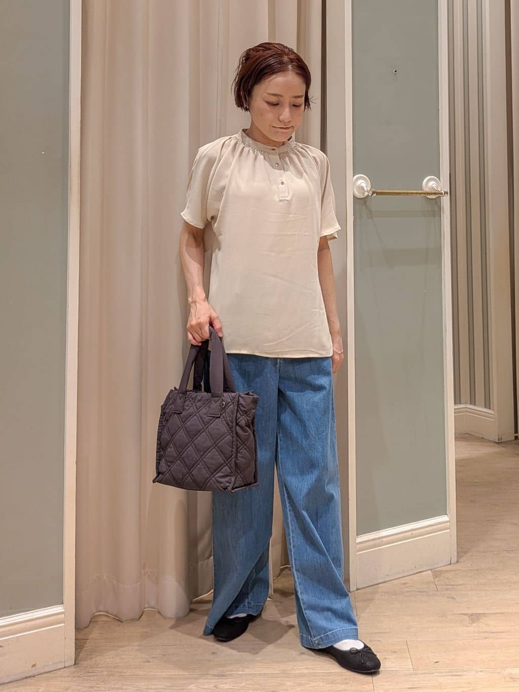 ちゃさんの「grove｜【人間工学】つつまれフィットバレエシューズ （抗菌防臭加工裏地使用）」を使ったコーディネート