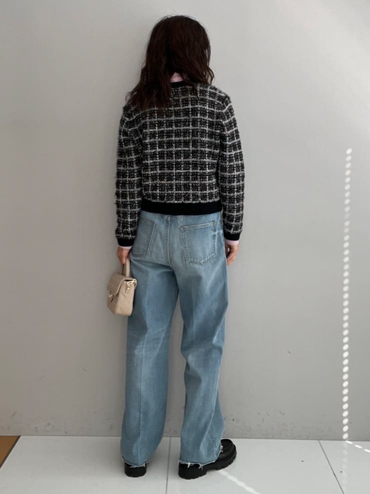 misaさんの「DRESSTERIOR｜【インナー使いに最適/しっとり暖かな吸湿発熱素材】タートルネックプルオーバー」を使ったコーディネート