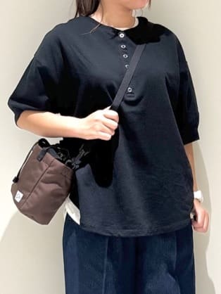 Liriさんの「Dessin｜【360度可愛い/前後2WAY/洗える】ライトコットンヘンリーカットソー」を使ったコーディネート