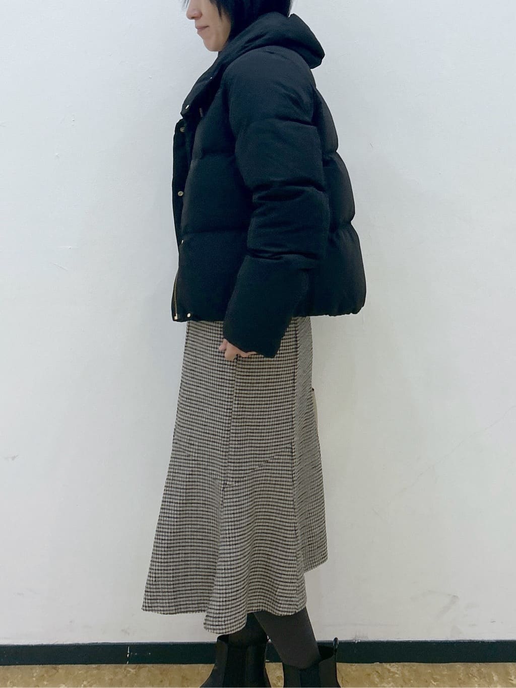 su.さんの「index｜KAWADAダウンショートコート【撥水／洗濯機OK／静電気防止裏地】《XS～LL》」を使ったコーディネート