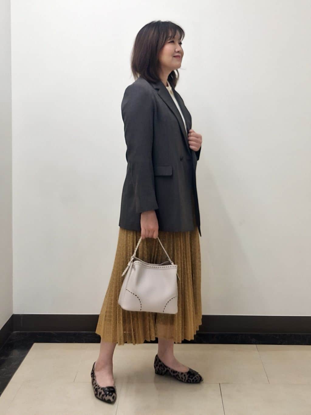 S.xuliさんの「Reflect｜【透けにくい◎】衿付き七分袖ニット」を使ったコーディネート