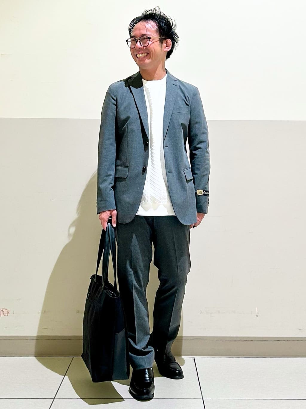 KENJI Iさんの「THE SHOP TK｜CARREMAN／キャリーマンTRジャケット【セットアップ可/洗濯機OK】」を使ったコーディネート