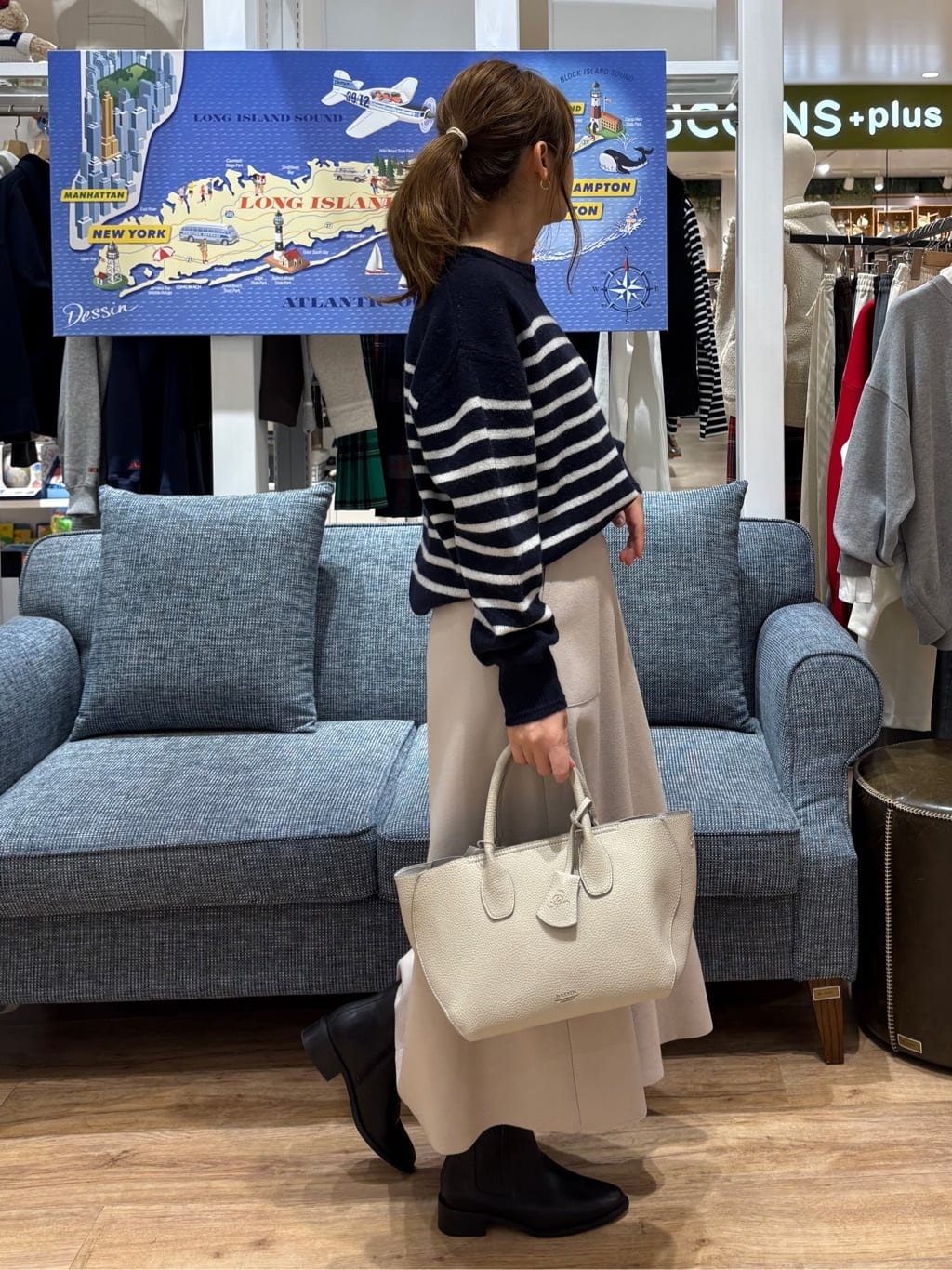 yuinaさんの「Dessin｜シャギーコート」を使ったコーディネート