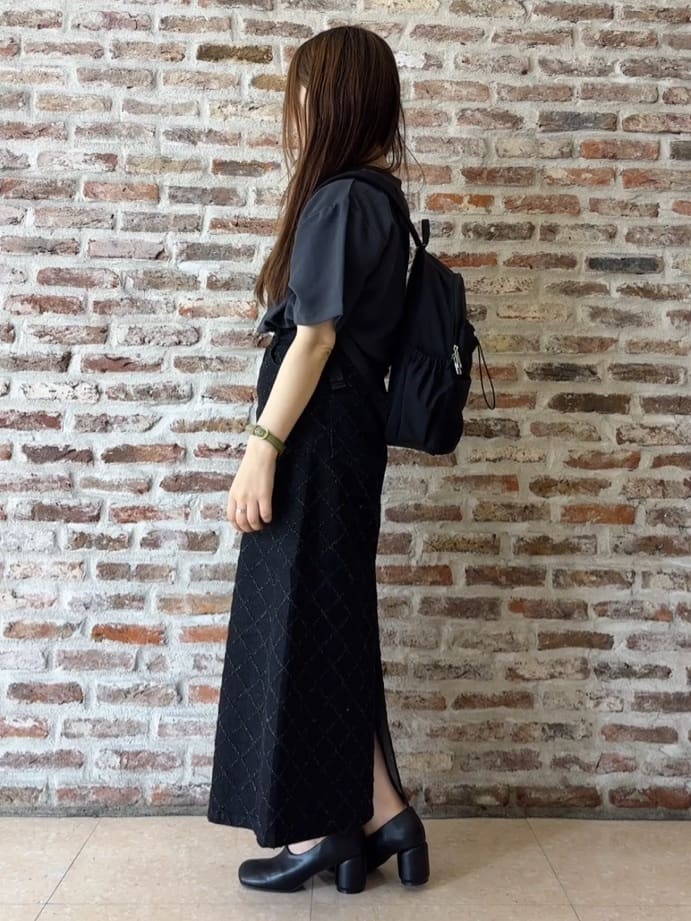 tokiさんの「THE SHOP TK｜アソートロゴTシャツ【接触冷感/防シワ/吸水速乾/UVケア/洗濯機OK】」を使ったコーディネート