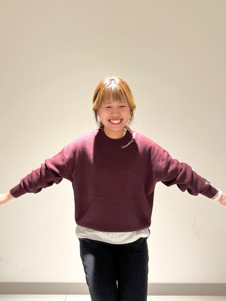 Liriさんの「Dessin｜【選べる首元デザイン/洗える】クルーネックロングTシャツ」を使ったコーディネート