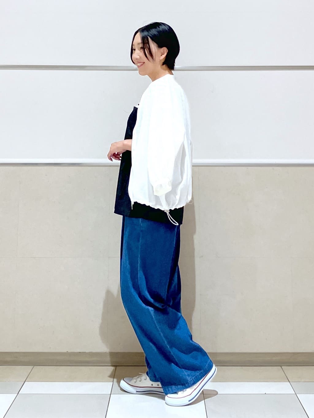 eriko さんの「Dessin｜【洗える】メッシュシアージャケット」を使ったコーディネート