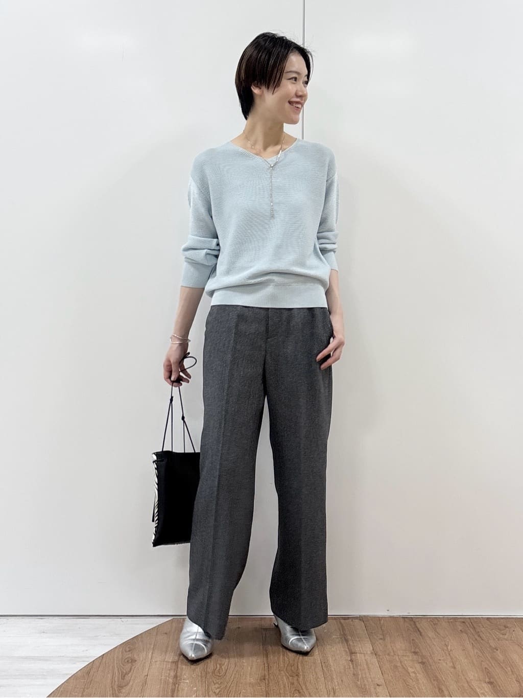 kanaeさんの「INDIVI｜【超軽量／蓄熱】ライトパフチェスターコート」を使ったコーディネート