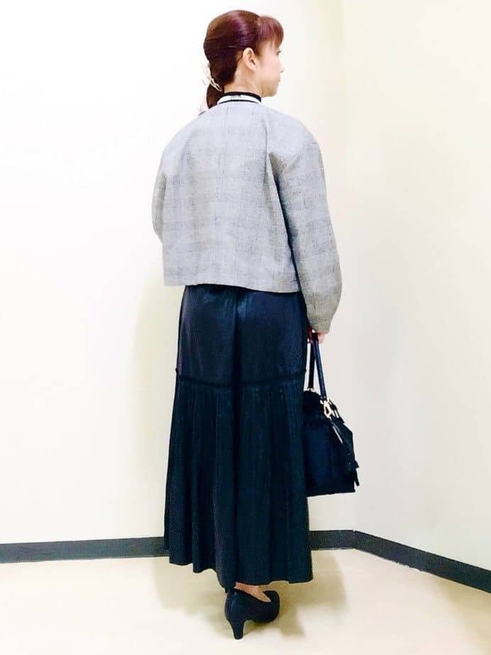 花さんの「Reflect｜【重ね着に大活躍◎／暖か保湿素材】プチタートルネックニット」を使ったコーディネート