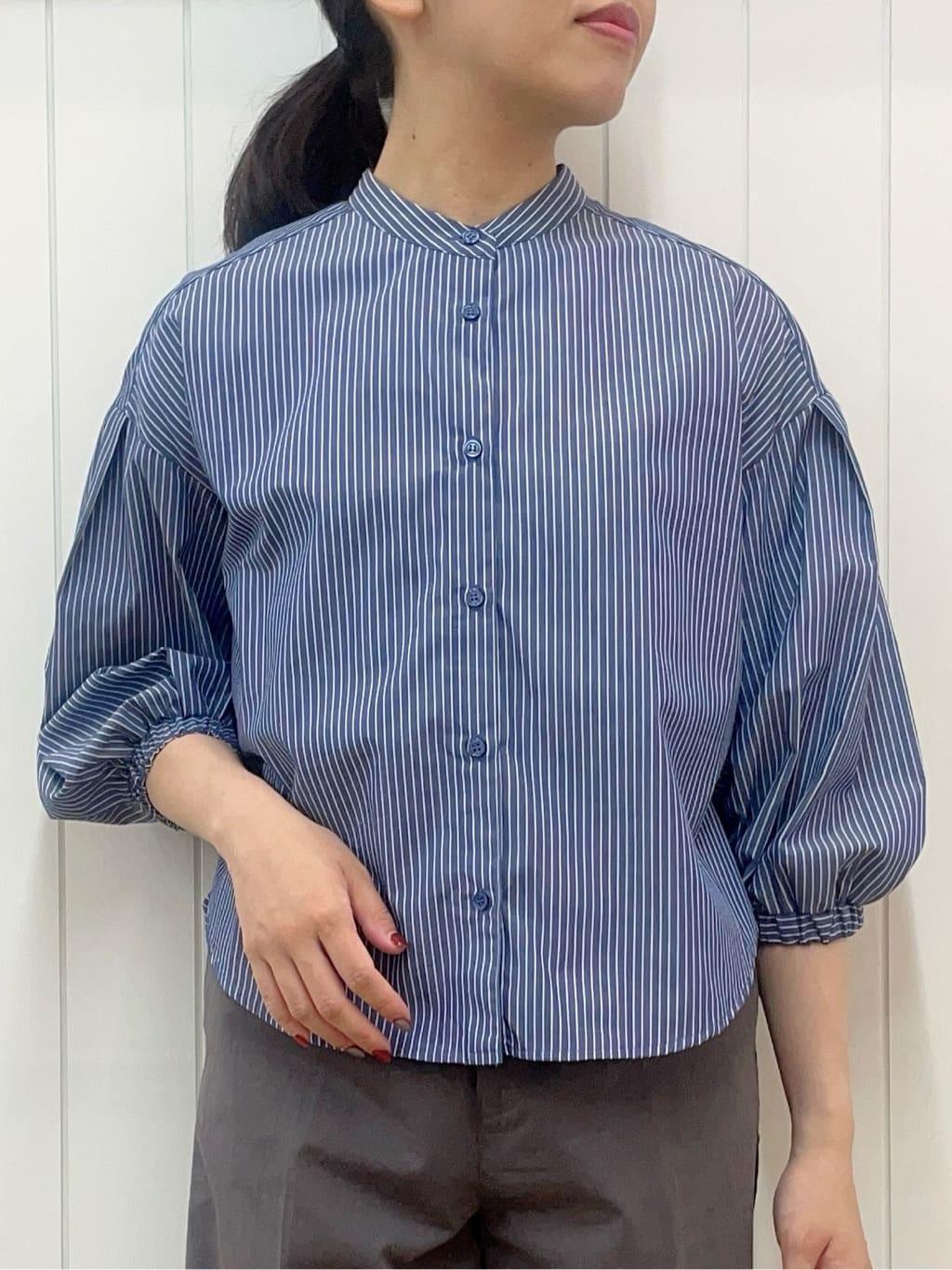 Mayaさんの「Dessin｜【洗える】オーガニックコットンフレンチスリーブ」を使ったコーディネート