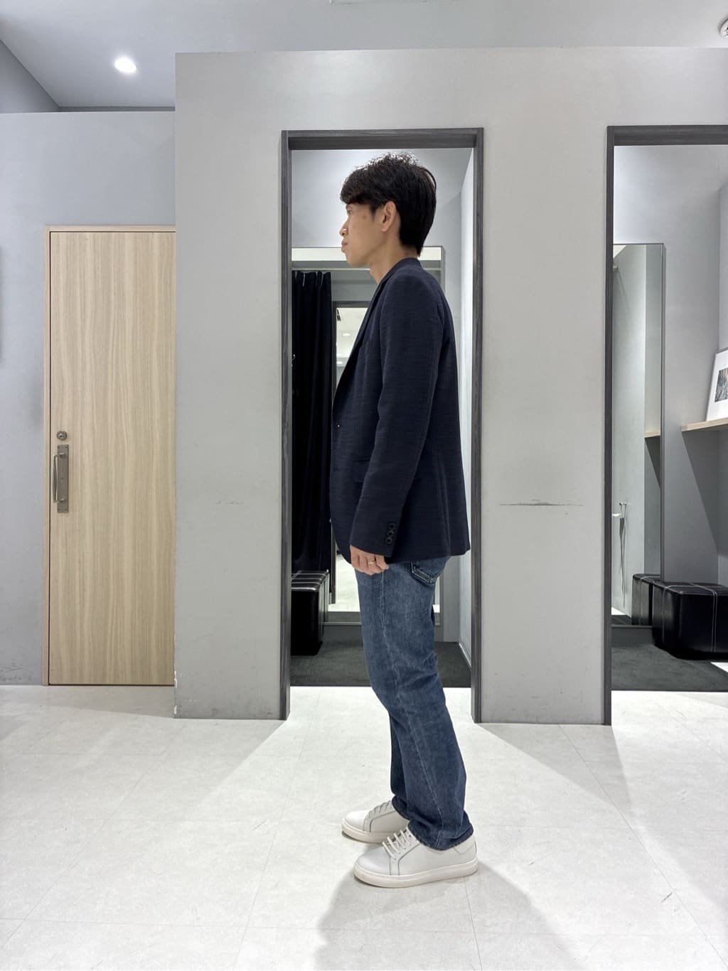 わいずみさんの「TAKEO KIKUCHI｜【Sサイズ～】ラッセルメッシュ ジャケット」を使ったコーディネート