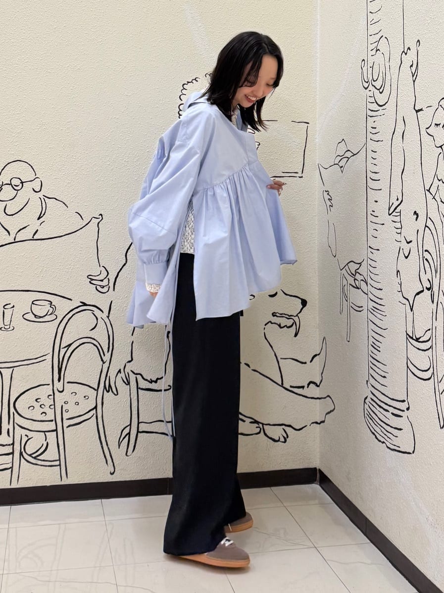 YUKAさんの「UNTITLED｜【PROTAGPNISTA】FLAIR SHIRT」を使ったコーディネート