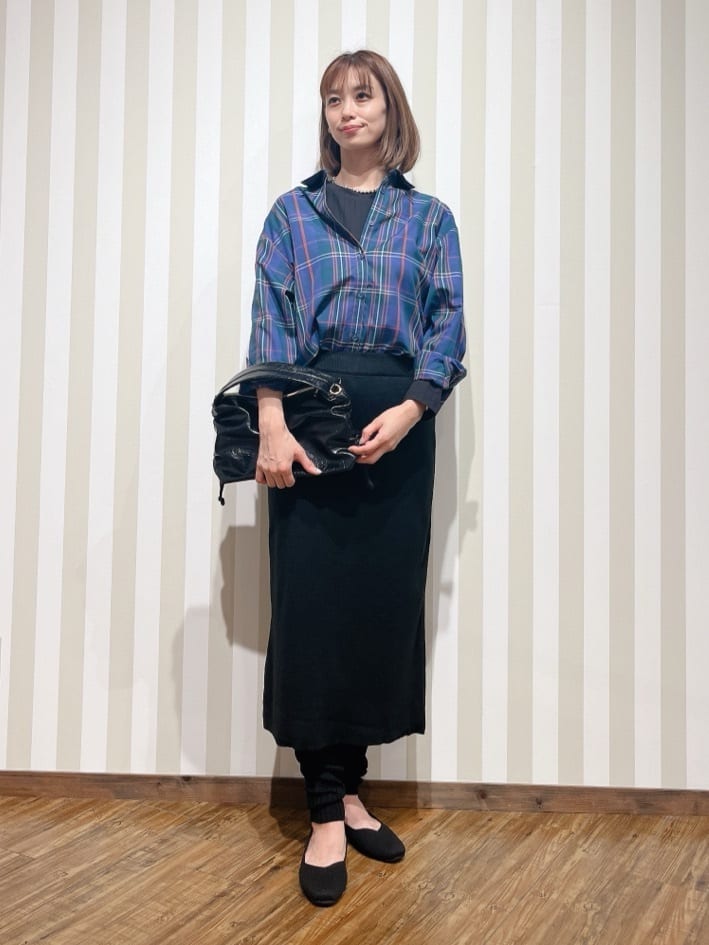 hassssyさんの「SHOO･LA･RUE｜【洗濯機可/S-LL】程よい抜け感 大人のチェックシャツ」を使ったコーディネート