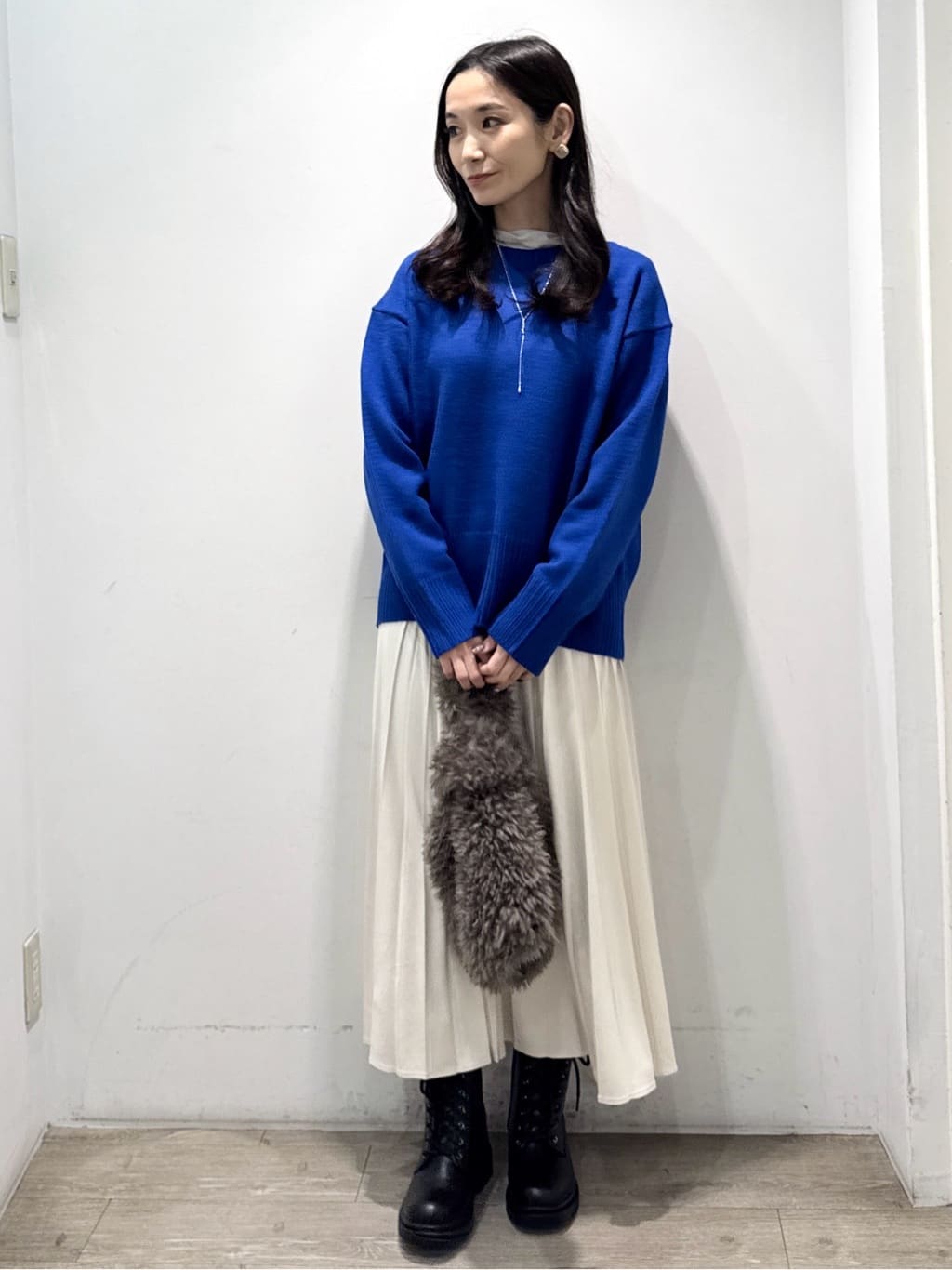 yuicciさんの「OPAQUE.CLIP｜シアーハイネックトップス【洗濯機OK】」を使ったコーディネート
