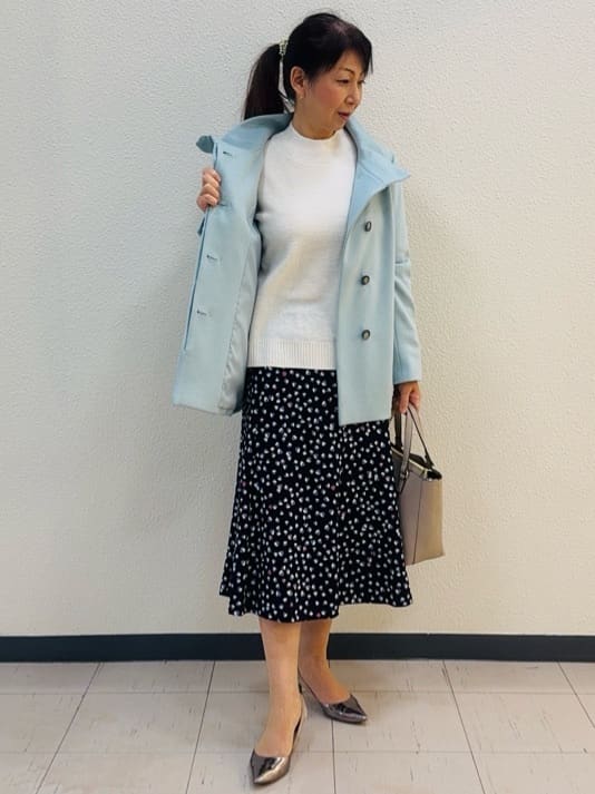 ⭐︎Eimi⭐︎さんの「Reflect｜ソフトフレアプリントスカート」を使ったコーディネート