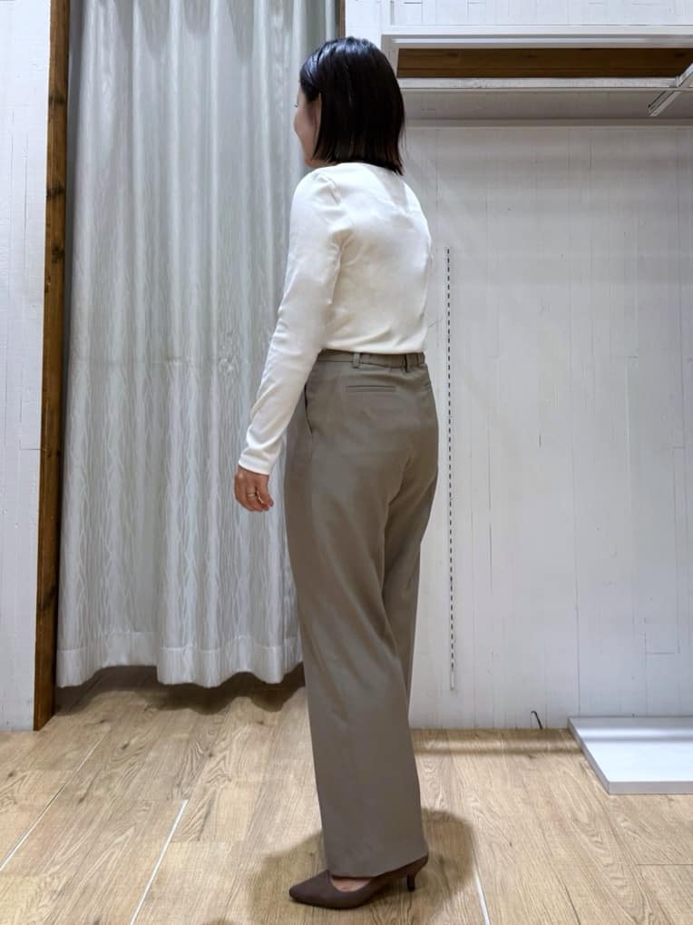 chさんの「THE SHOP TK｜ノーカラージャケット【セットアップ可】」を使ったコーディネート