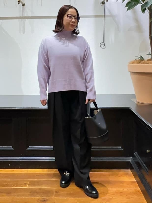 Asamiさんの「DRESSTERIOR｜シュリンクレザーバケットBAG」を使ったコーディネート