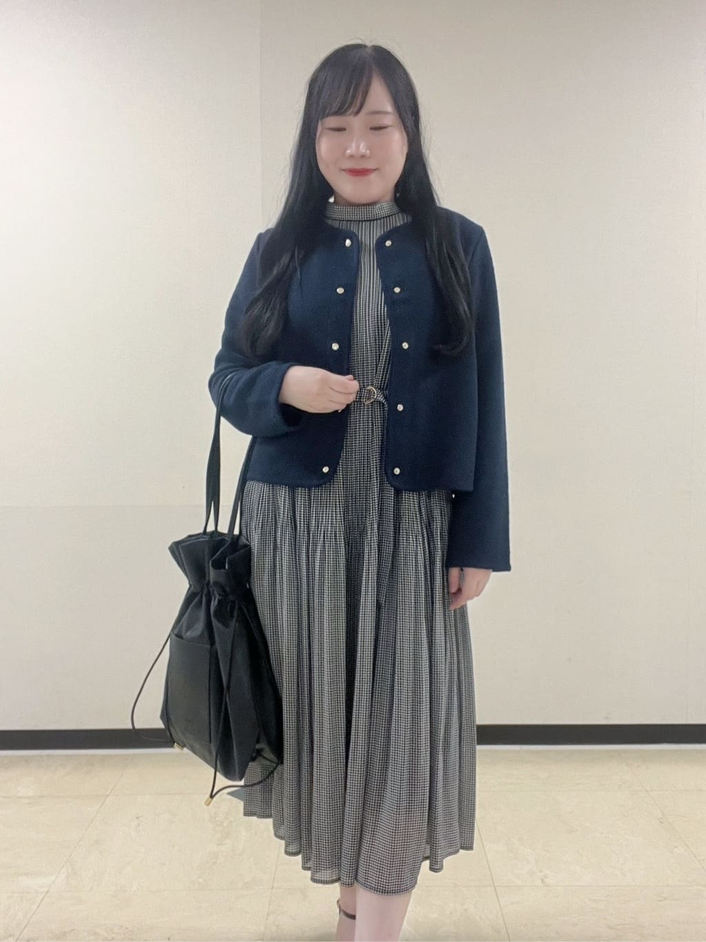 Hitomiさんの「index｜ストレッチノーカラーブルゾン【洗濯機OK】」を使ったコーディネート