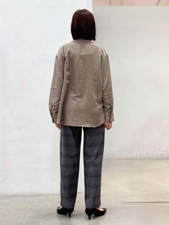 fujiさんの「THE SHOP TK｜【着丈選べる/XS～XLサイズ】あったか裏起毛ワイドパンツ」を使ったコーディネート