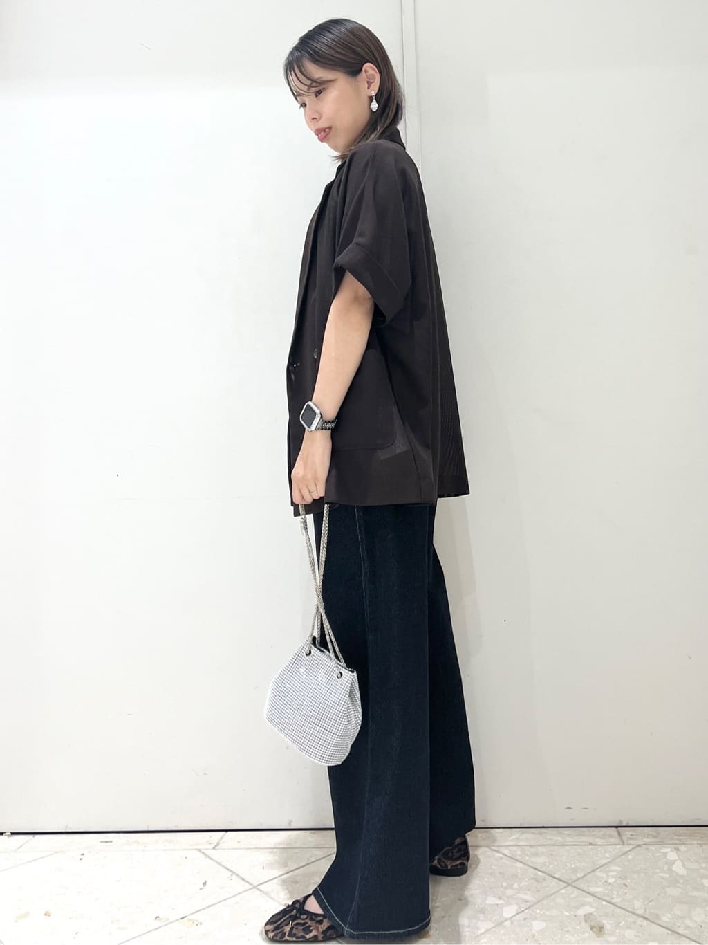 yuiさんの「OPAQUE.CLIP｜リブタンクトップ【洗濯機洗い可】」を使ったコーディネート