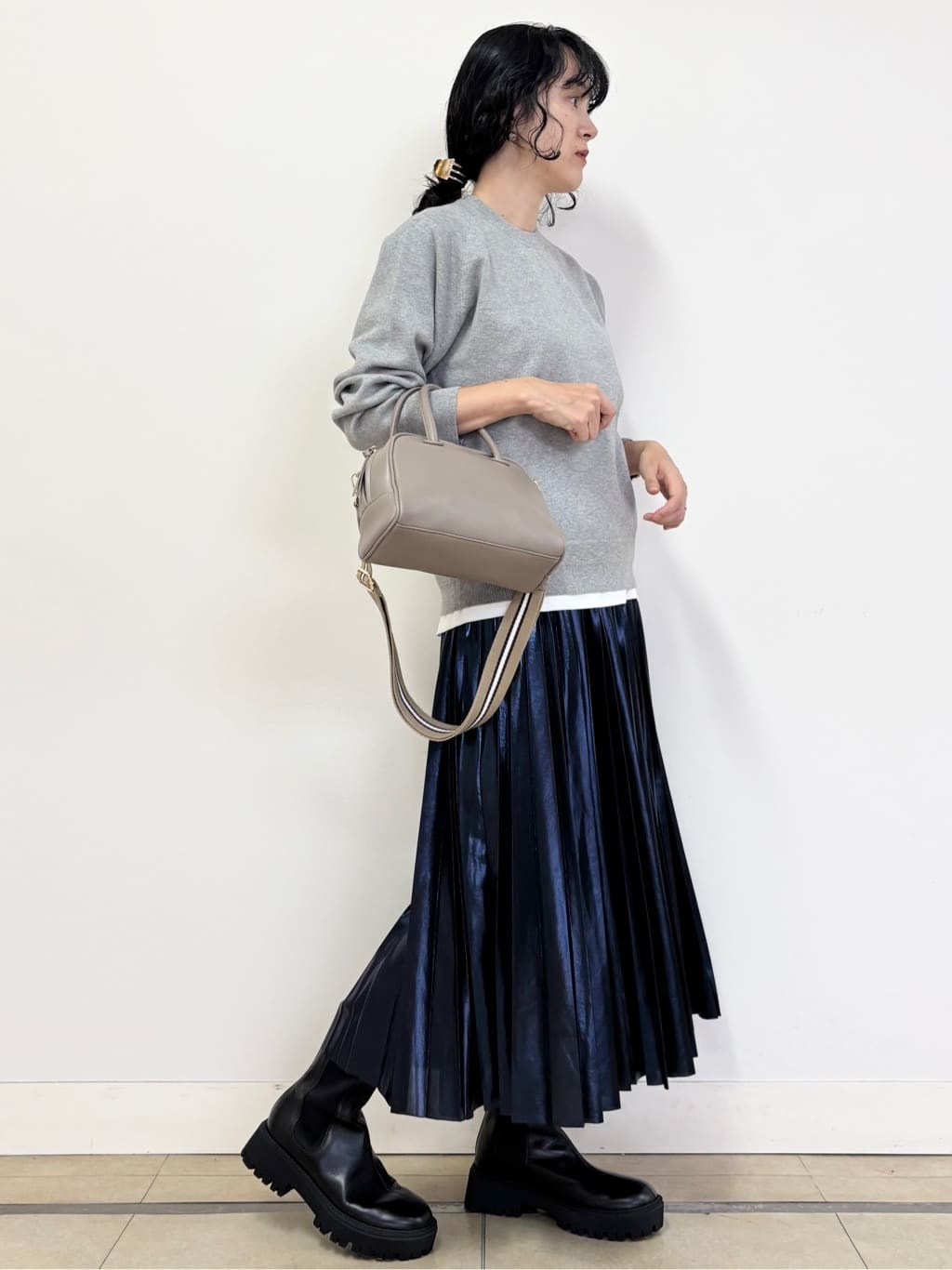 YOKOTAさんの「DRESSTERIOR｜◆【洗える/7色展開】ウォッシャブルコットンカシミヤニット」を使ったコーディネート