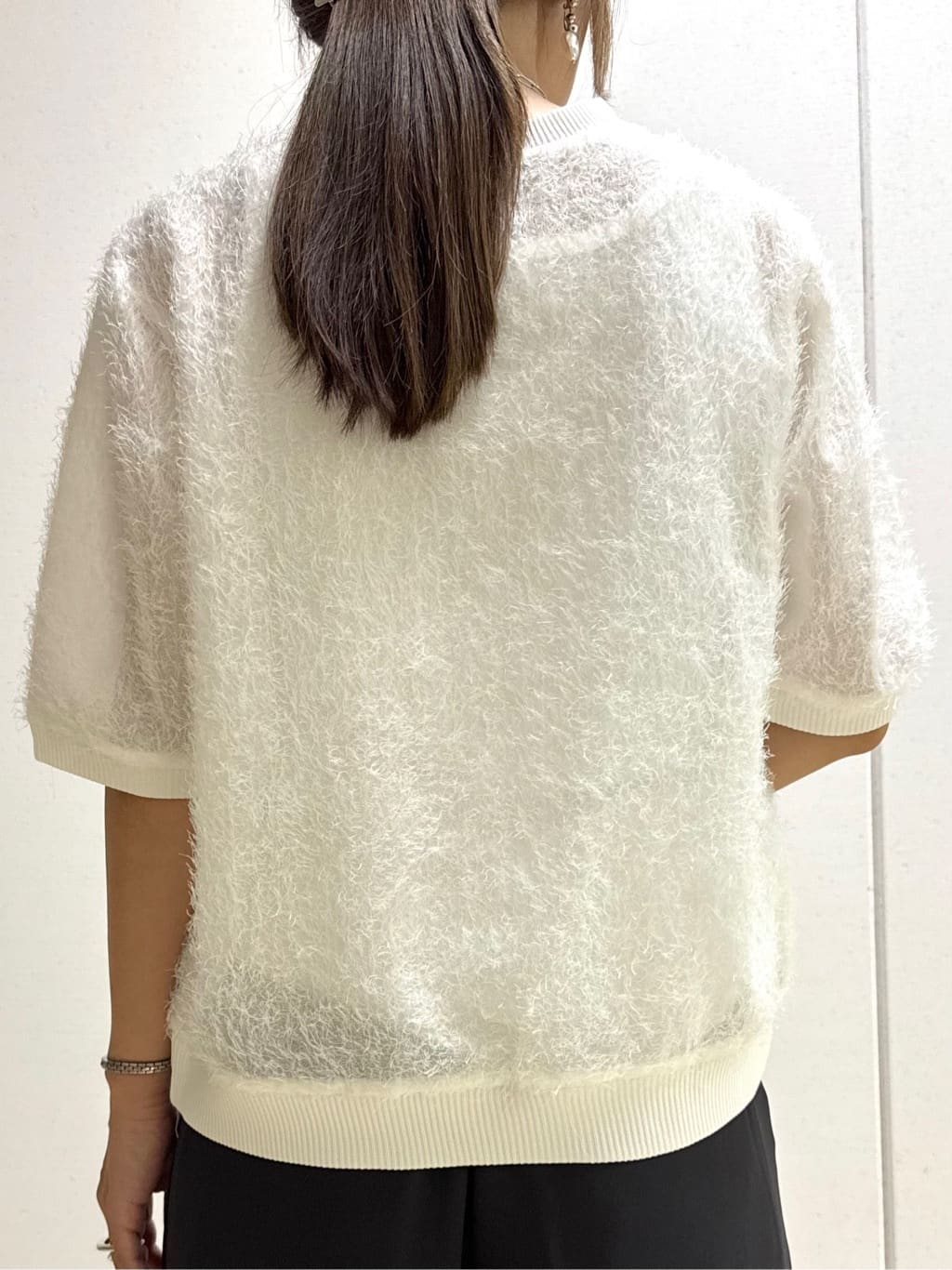 mamiさんの「INDIVI｜ヘアリージャカードトップス」を使ったコーディネート