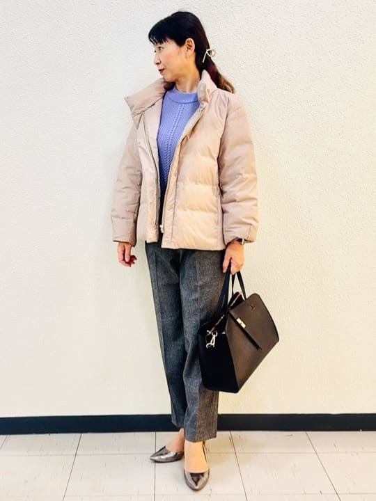 ⭐︎Eimi⭐︎さんの「Reflect｜【すっきりシルエット】ショート丈ダウンコート」を使ったコーディネート