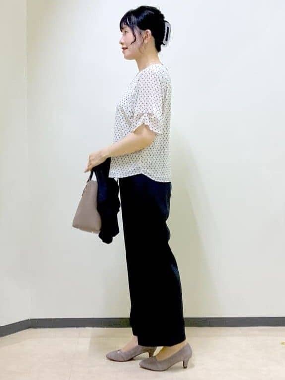  beni_gingerさんの「Reflect｜【ウエスト総ゴム／セットアップ／単品使いOK◎】ベスト＋ストレートパンツセット」を使ったコーディネート