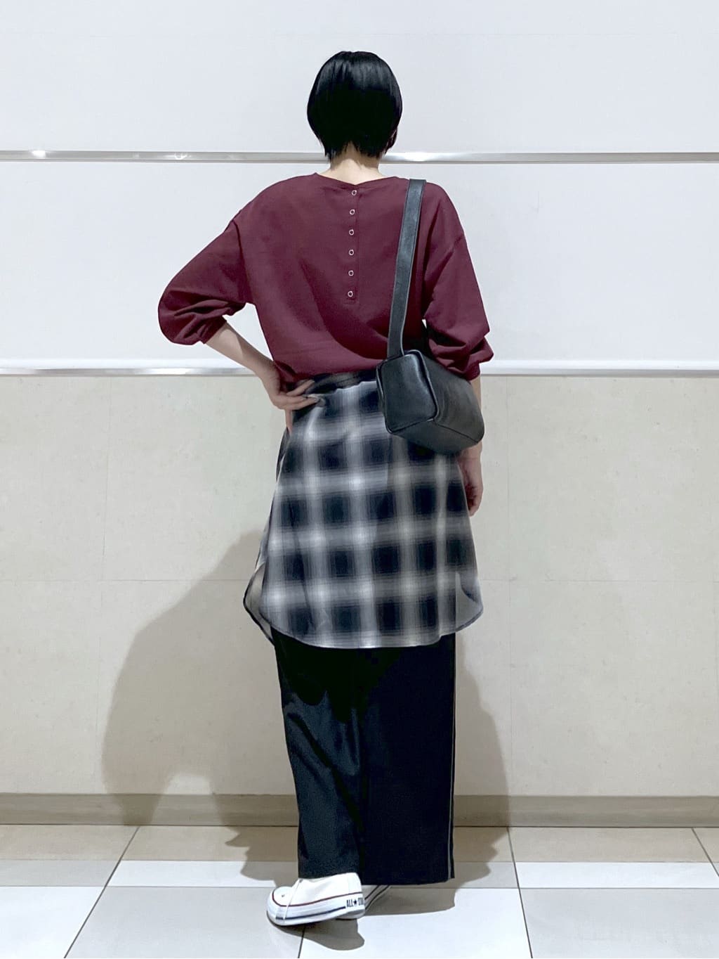 eriko さんの「Dessin｜【360度可愛い・洗える】バックヘンリーカットソー」を使ったコーディネート