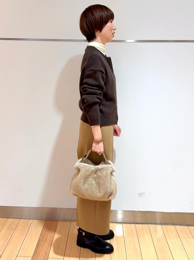 あやさんの「UNTITLED｜【吸湿発熱/洗える】ハイネックインナー」を使ったコーディネート