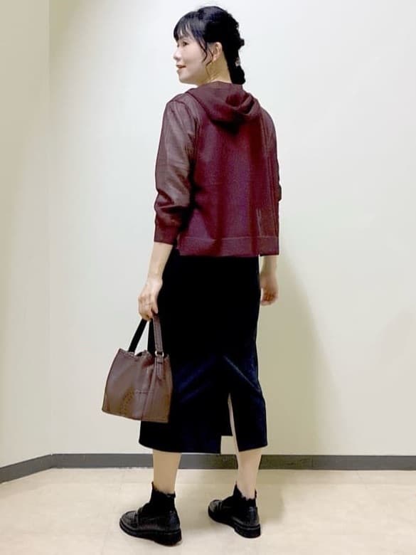  beni_gingerさんの「Reflect｜【WEB先行カラーあり／手洗い可】ジョーゼットスリーブ&times;ニット」を使ったコーディネート