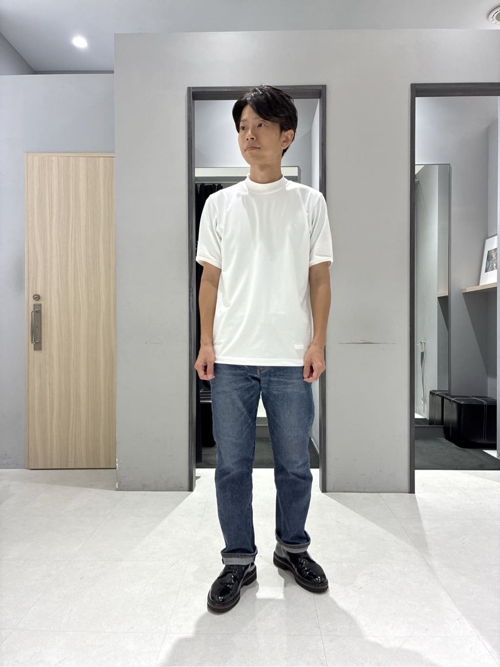 わいずみさんの「TAKEO KIKUCHI｜【None Of Stress】アクティブジャージ 千鳥 ジャケット」を使ったコーディネート