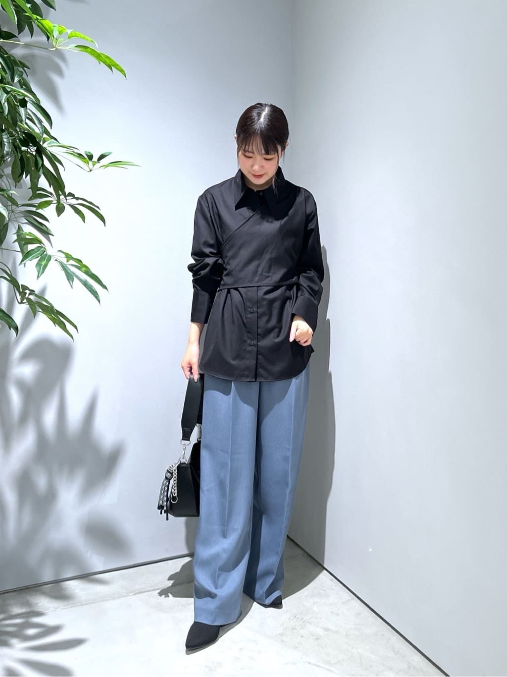 Renoさんの「INDIVI｜【セットアップ対応】ウーステッドライクスラックス」を使ったコーディネート