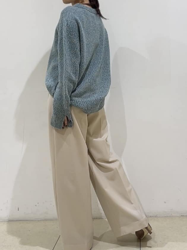 watanabeさんの「UNTITLED｜【ゆったり】三つ杢カラーニット」を使ったコーディネート