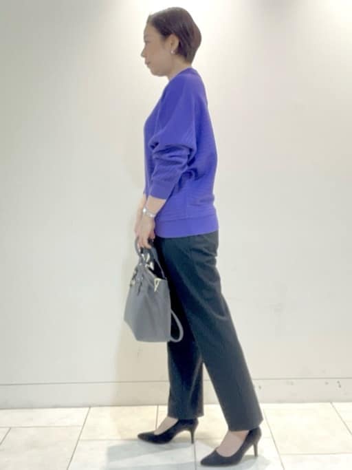 フミさんの「Reflect｜【秋映え／ゆったり着られる◎】ドルマンシルエットニット」を使ったコーディネート